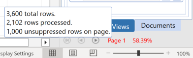 Example of paging tool tip. 